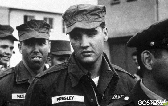Elvis Presley during his service in the U.S. Army - 1958