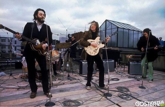 Last concert of Beatles on a London rooftop - 1969
