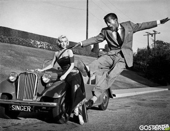 Marilyn Monroe and Sammy Davis, Jr.