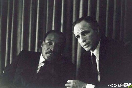 Martin Luther King Jr, and Marlon Brando