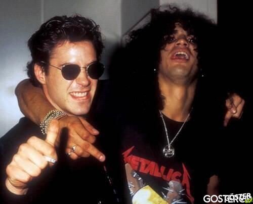 Robert Downey Jr. and Slash