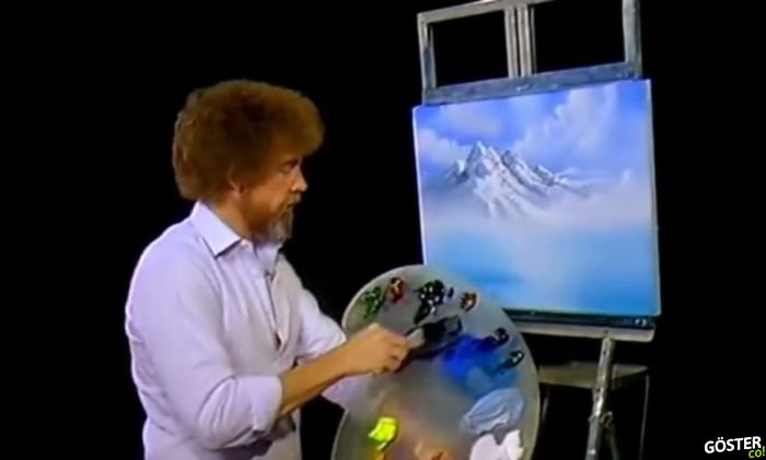 Efsane Bir Ressam (Bob Ross) ve Onun Sevimli Dağı
