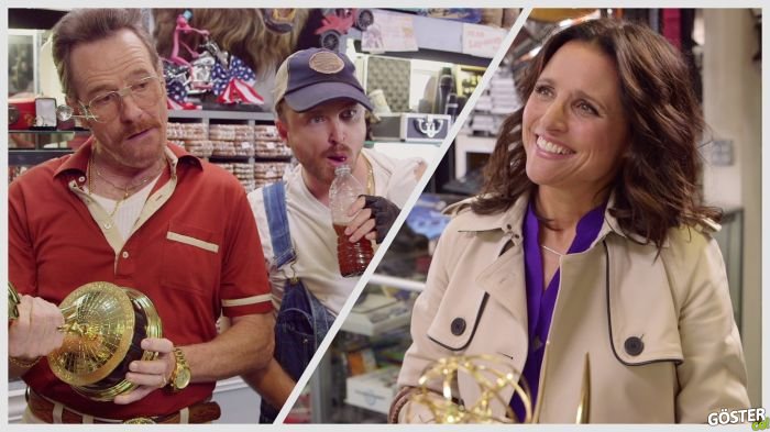 Bryan Cranston ve Aaron Paul’ü Emmy Ödülleri Tekrar Bir Araya Getirdi