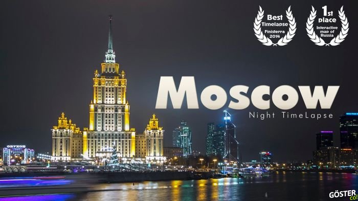 Kirill Neiezhmakov’un Ödüllü Moskova Timelapse’i