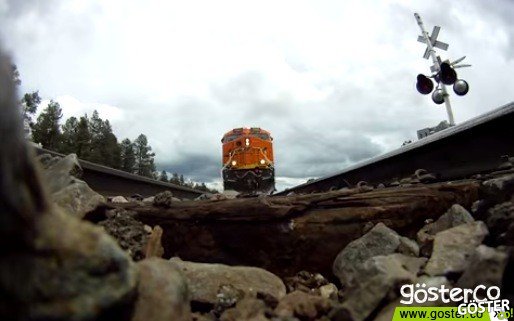 GoPro’yu Tren Yoluna Yerleştirirsek Ne Olur?