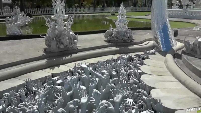 Tayland’daki, Her Detayıyla Büyüleyen Sanat Eseri Beyaz Tapınak