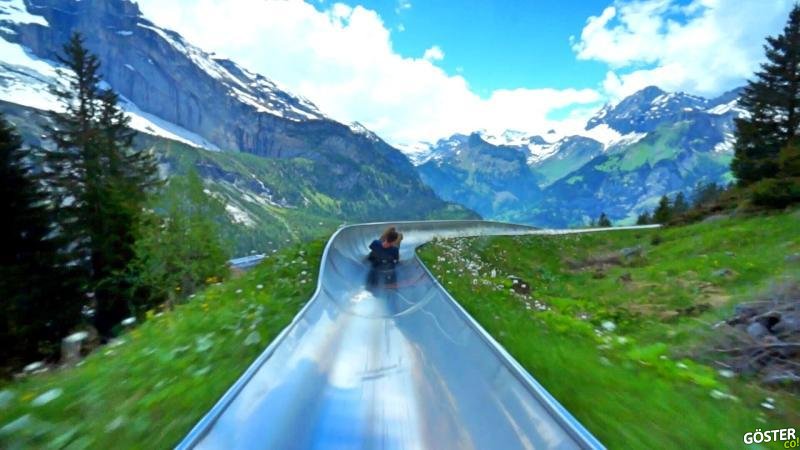 Alplerdeki Can Çektirme Garantili Eşsiz Dağ Roller Coasterı