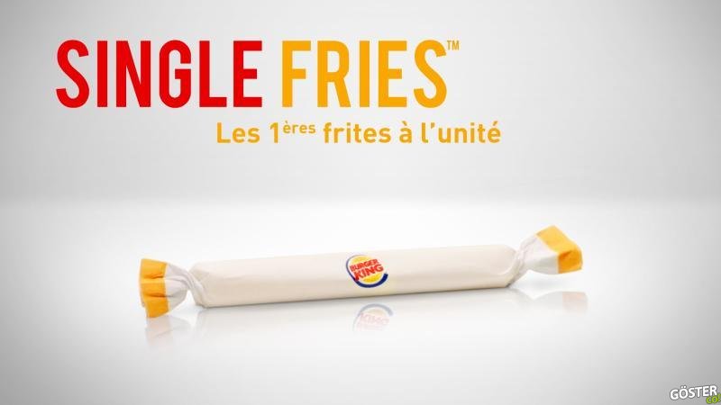 Burger King’den “Tek Patates” Buluşu