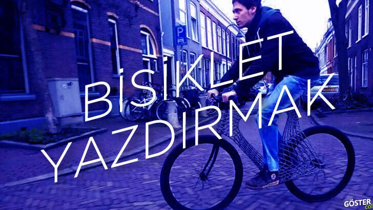 Üniversite öğrencilerinin 3 boyutlu yazıcı ile ürettiği bisiklet