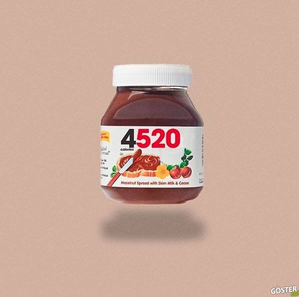 nutellanın kalori degeri