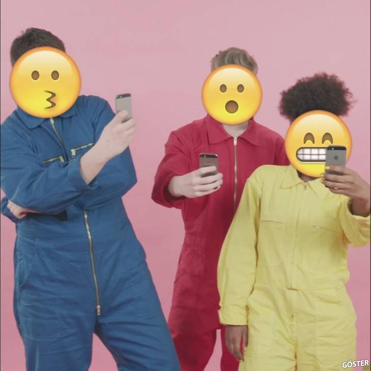 Sosyal Ağlar ve Emojilerin Başrolde Olduğu Rengarenk Müzik Klibi