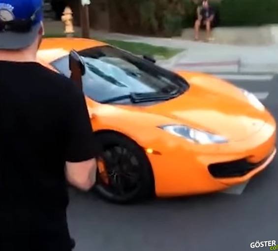 Kaykaycının Üzerine Süren Milyonluk McLaren Sürücüsünün Acı Sonu