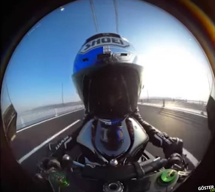Kenan Sofuoğlu’nun Osmangazi Köprüsü’nden 400 km/s Hızla Geçmesi
