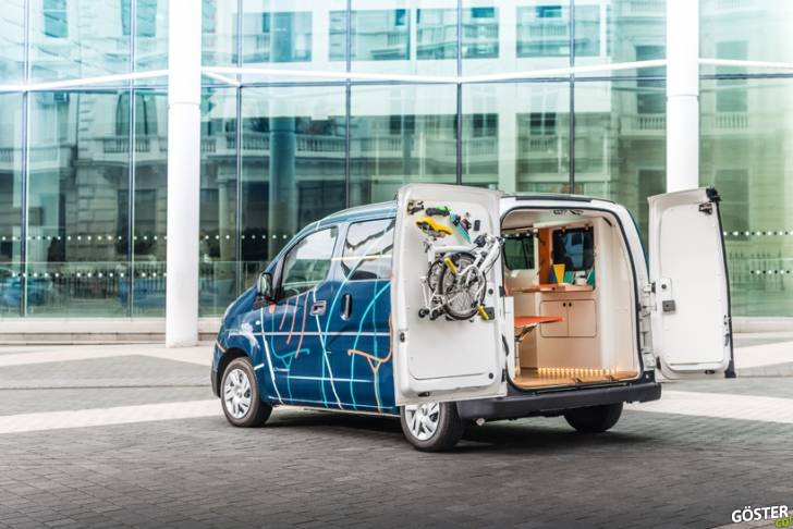 nissan e NV200 WORKSPACE electric office designboom