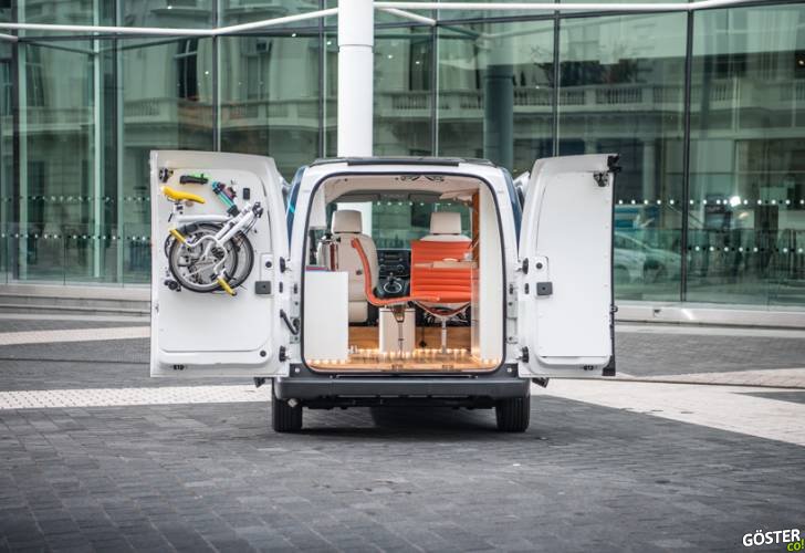 nissan e NV200 WORKSPACE electric office designboom