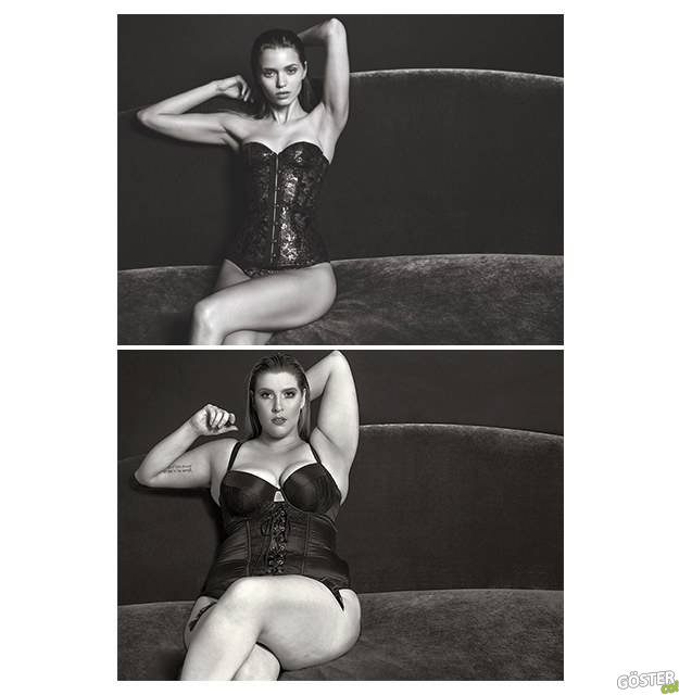 Agent Provocateur fall 2016 ad with Abbey Lee Kershaw