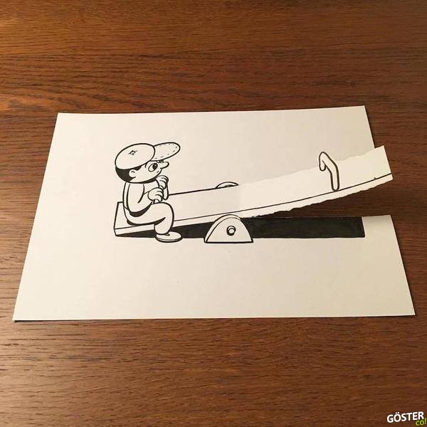 Inventive and Hilarious 3D Paper Cuts