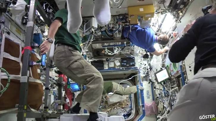 Uzay İstasyonu Astronotları da Modaya Uydu: Mannequin Challenge Onları Pek Zorlamamış Gibi Görünüyor