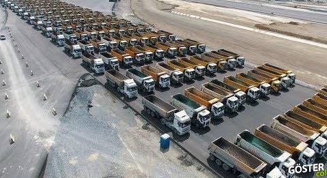 Fetih Yıldönümü için 3. Havaalanı’nda 1453 Kamyonla “En Uzun Geçit” Yapıldı