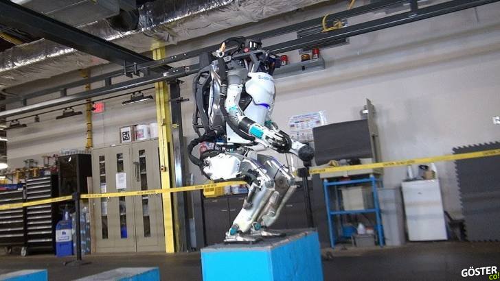 Ürkütücü Mükemmellikte, Havada Takla Atan Robot “Atlas”
