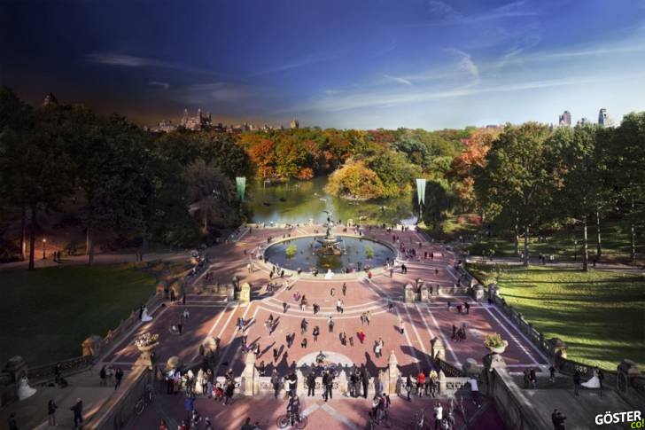 bethesda-fountain,-central-park,-new-york-day-to-night