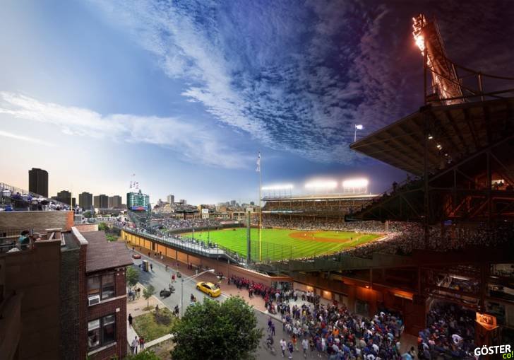 Wrigley Field, Chicago. Photo by: