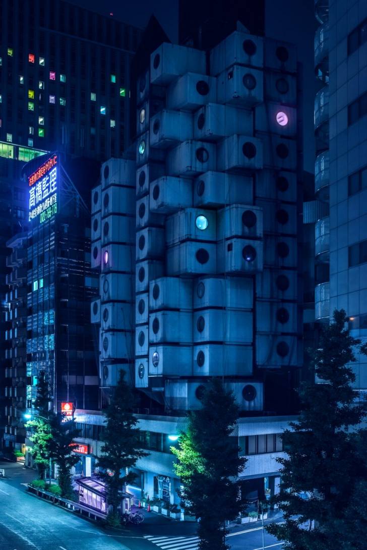 Tokyo’da çekilen “Blade Runner-vari” mimari fotoğraflar