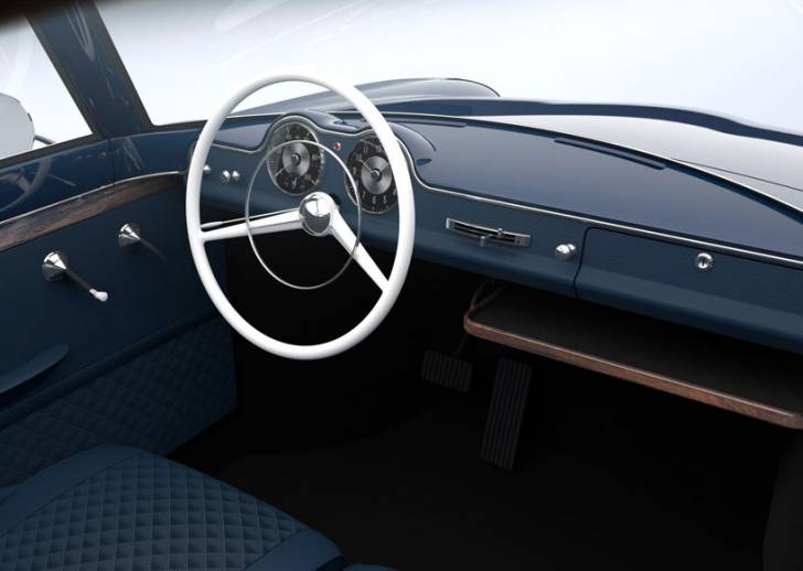 the nobe 100 is a three-wheeled EV with lots of vintage inspiration