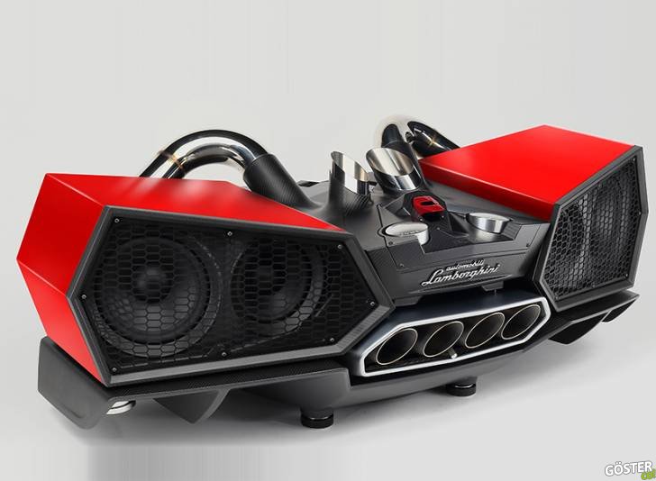 Звуковая система из деталей Lamborghini