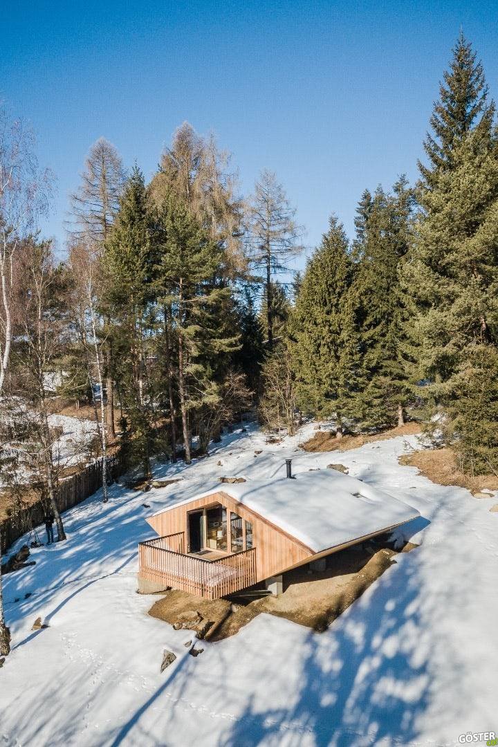 Architect Stefan Hitthaler recently completed an energy-efficient makeover of a mountain chalet near Brunico, South Tyrol,...