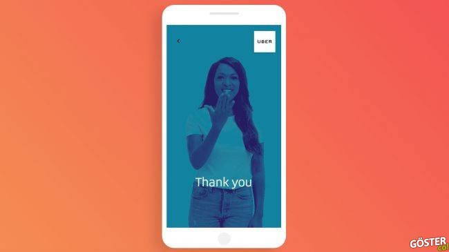 Uber’den basit tanışma ve yönlendirme cümlelerini “işaret dilinde” öğreten mini web sayfası