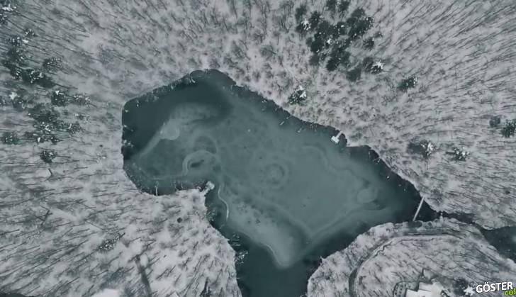 Türk Fotoğrafçıdan Etkileyici “Bolu/Yedigöller – Kış” Videosu (Drone Çekimi)