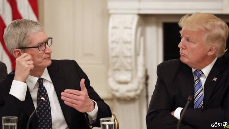 ABD Başkanı Donald Trump, Apple CEO’su Tim Cook’a Yanlışlıkla “Tim Apple” Dedi