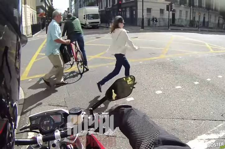 İnsanların Güçlü Motorsiklet Sesine Verdikleri Enteresan Tepkiler