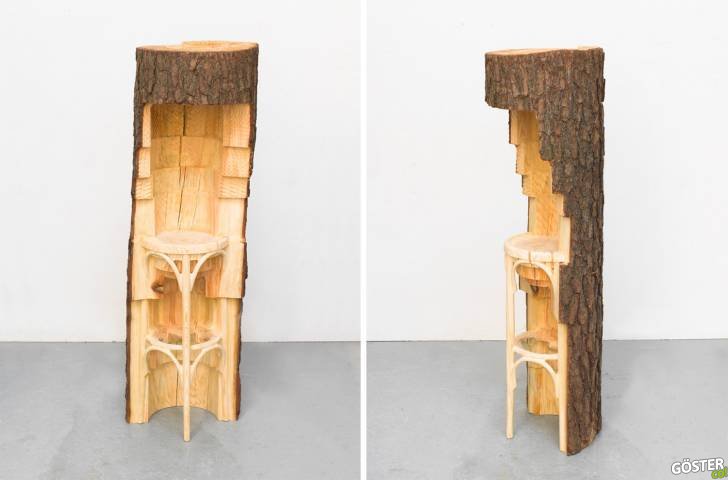 "Ein Barhocker ist ein Barhocker ist ein Barhocker" (2017), photo by Roman März