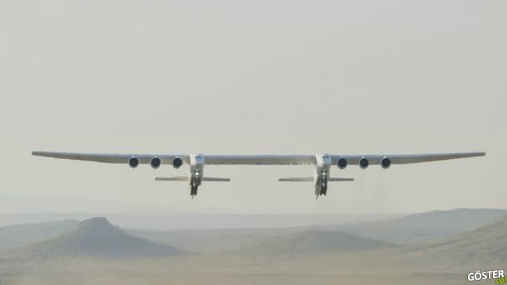 Dünya’nın en büyük uçağı Stratolaunch, ilk uçuşunu başarılı bir şekilde tamamladı (İşte bilmeniz gerekenler)