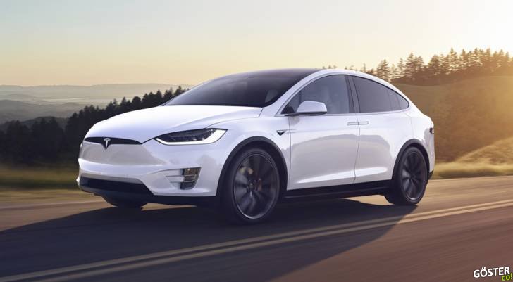 Elektrikli Tesla’nın tam oto kontrol ile yolculuğa başlayıp, hedefe sorunsuz ulaşması (hızlı çekim)