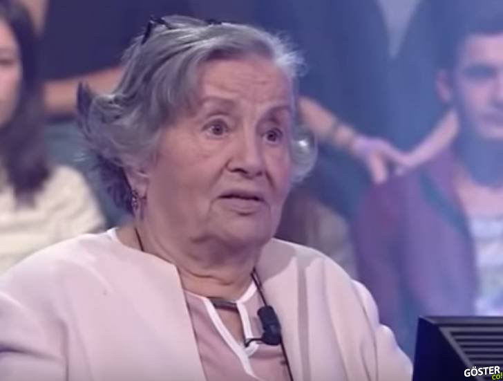 Ekran başındakilerin hayran kaldığı, 85 yaşındaki “Milyoner” yarışması yarışmacısı Zeynep Teyze