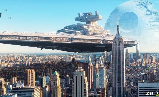 Star Wars gemilerinin inanılmaz büyüklükleri: Dünyamızda nasıl görünürlerdi?