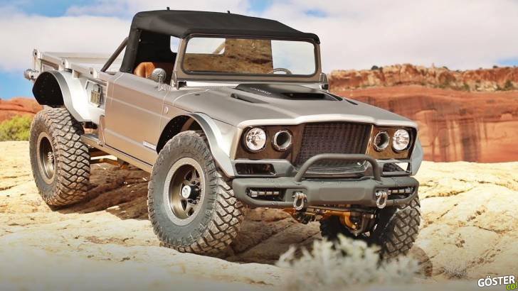 Vintage ve modern bileşenlerin kusursuz bir karışımı: Askeri Süper Kamyon “Jeep M-715”