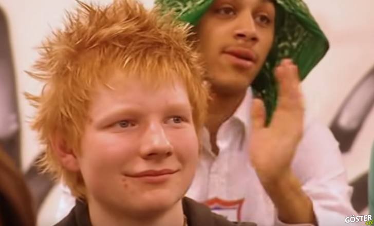 16 Yaşındaki Ed Sheeran, Britannia Lisesi için seçmelere girdiğinde (2007)