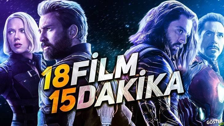 Infinity War’ı ve Endgame’i henüz izlememiş olanlar için 18 “Marvel Sinematik Evreni” filminin 15 dakikalık özeti