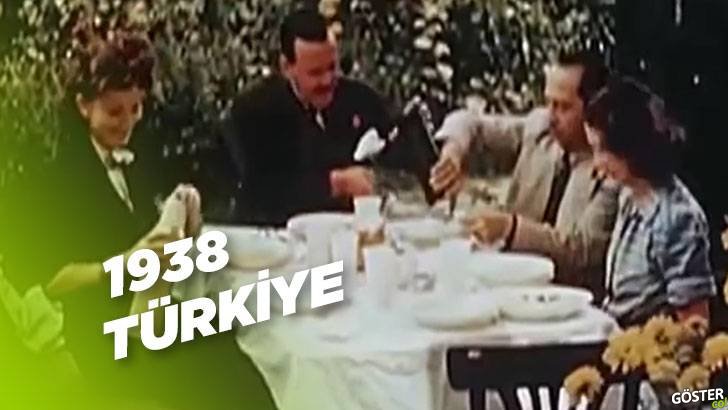 1938 yılının Türkiye’sinden aile, köy, yaşam üzerine renkli belgesel kaydı (Türk ataşesi ve Macar film yıldızı içerir)