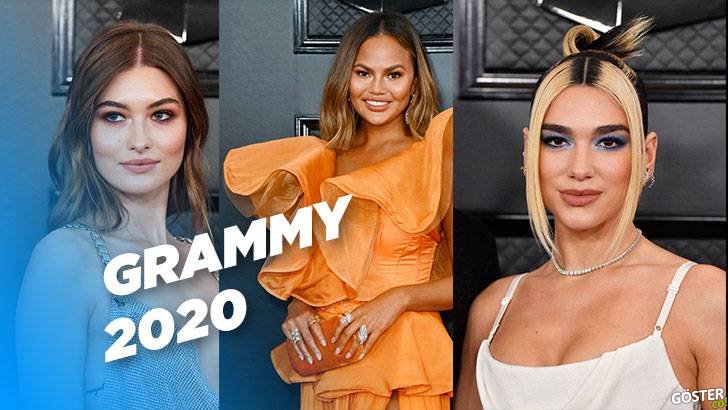 62. Grammy Ödülleri gecesine, kıyafeti ve makyajıyla damga vuran 19 ünlü