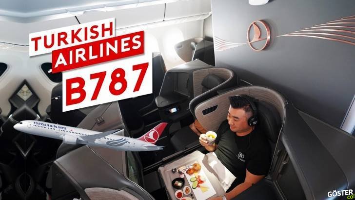Türk Hava Yolları’nın yeni uçağı B787 Dreamliner’ın içi ve İstanbul Havaalanı lounge görüntüleri
