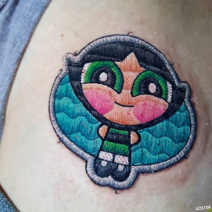 Vücuda dikilmiş arma gibi görünen yeni dövme akımı #PatchTattoo