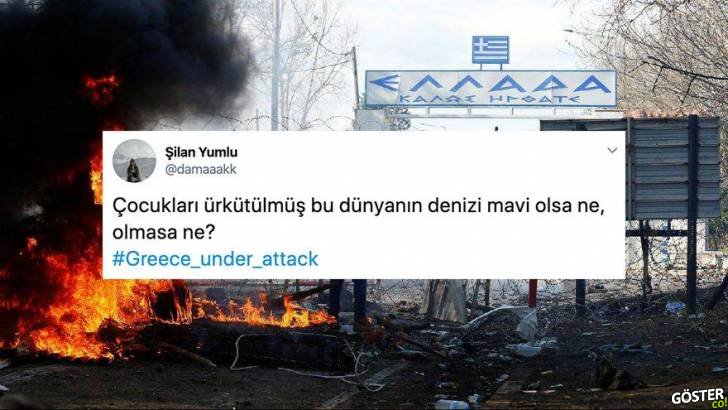 Yunanistan’ın, sınırda mülteci vurup öldürmesi üzerine atılan tepki dolu tweetler