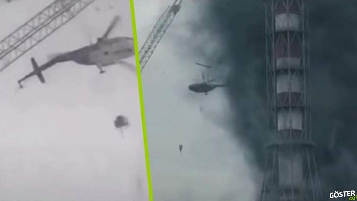 Chernobyl dizisinde işlenen 3 sahnenin, 1986 yılından gerçek video kaydı