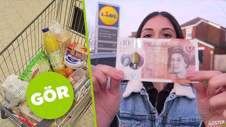 İngiltere’de sadece 10 £ ile marketten dünyaları alan aile (Kıskanmamak mümkün değil)