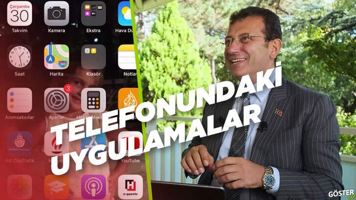 Ekrem İmamoğlu’nun cep telefonunda kurulu olan uygulamalar ve teknolojik alışkanlıkları